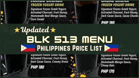 blk 513 meaning|BLK 513 Menu Prices .